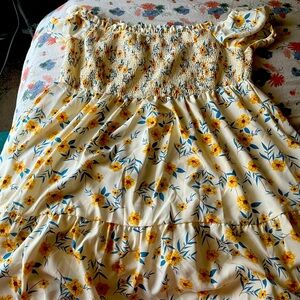 Floral Off-Shoulder Dress